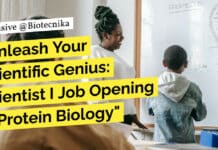 Unleash Your Scientific Genius: Scientist I Job Opening in Protein Biology "Unleash Your Scientific Genius: Scientist I Job Opening in Protein Biology"