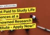 Get Paid As A Student Intern at NIPGR – Life Sciences Apply NIPGR Student Trainee Life Sciences Recruitment - Applications Invited