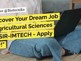 "Discover Your Dream Job in Agricultural Sciences at CSIR-IMTECH - Apply Now!"