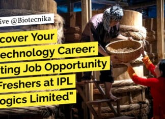 "Discover Your Biotechnology Career: Exciting Job Opportunity for Freshers at IPL Biologics Limited"