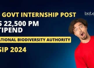 National Biodiversity Authority Internship