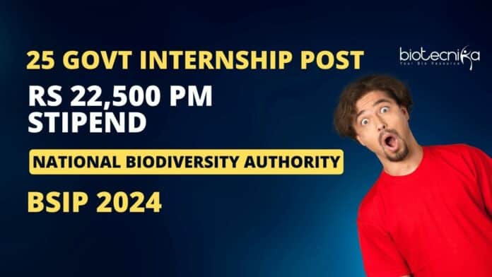 National Biodiversity Authority Internship