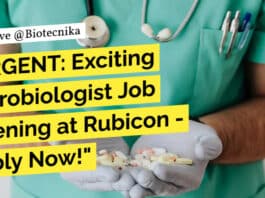 "URGENT: Exciting Microbiologist Job Opening at Rubicon - Apply Now!"
