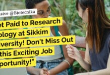 Get Paid to Research Zoology at Sikkim University! Don’t Miss Out on this Exciting Job Opportunity! "Get Paid to Research Zoology at Sikkim University! Don't Miss Out on this Exciting Job Opportunity!"