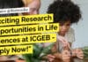 "Exciting Research Opportunities in Life Sciences at ICGEB - Apply Now!"