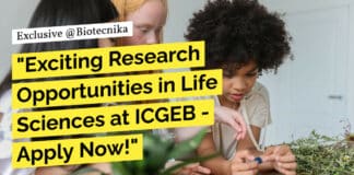 "Exciting Research Opportunities in Life Sciences at ICGEB - Apply Now!"