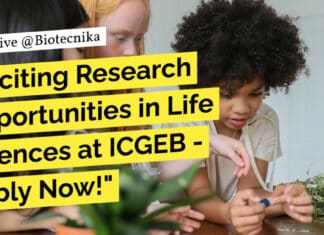 "Exciting Research Opportunities in Life Sciences at ICGEB - Apply Now!"