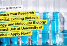Exciting Biotech, Biology, and Molecular Biology Research Job at University of Mumbai – Apply Now! "Unleash Your Research Potential: Exciting Biotech, Biology, and Molecular Biology Research Job at University of Mumbai - Apply Now!"