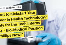 Want to Kickstart Your Career in Health Technology? Apply for the Tech Interns 2024 – Bio-Medical Position at Phillips Now! "Want to Kickstart Your Career in Health Technology? Apply for the Tech Interns 2024 - Bio-Medical Position at Phillips Now!"