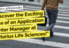 "Discover the Exciting Role of an Application Center Manager at Sartorius Life Sciences!"