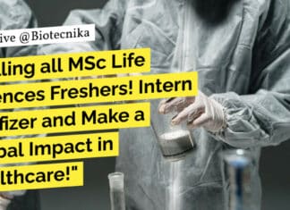 "Calling all MSc Life Sciences Freshers! Intern at Pfizer and Make a Global Impact in Healthcare!"