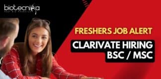 Freshers Job Bsc Msc