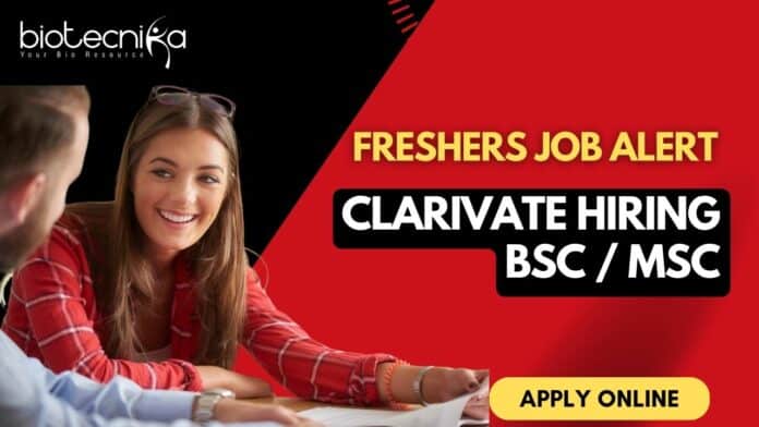 Freshers Job Bsc Msc