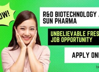 Sun Pharma Freshers Jobs
