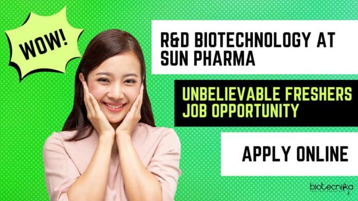 Sun Pharma Freshers Jobs