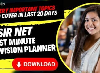 Download CSIR NET Planner