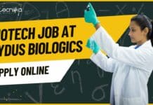 Biotech Job at Zydus Biologics
