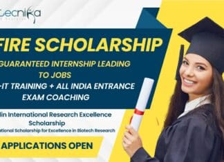 FIRE Scholarship For Biotech