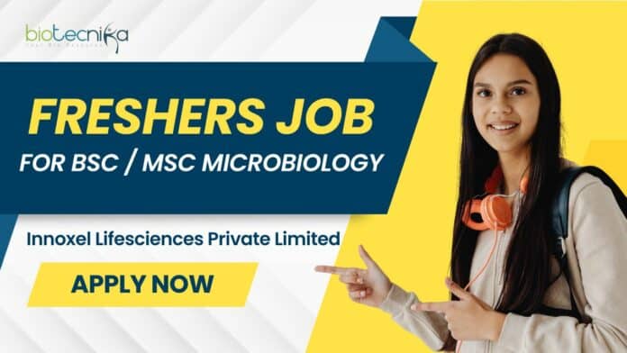 Latest Freshers Microbiology Job