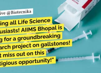"Calling all Life Science enthusiasts! AIIMS Bhopal is hiring for a groundbreaking research project on gallstones! Don't miss out on this prestigious opportunity!"