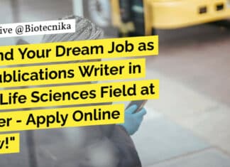 "Land Your Dream Job as a Publications Writer in the Life Sciences Field at Pfizer - Apply Online Now!"