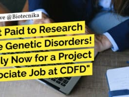 CDFD Hiring! Apply For Project Associate Job