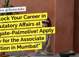 Colgate-Palmolive Life Sciences MSc Regulatory Affairs Job - Apply Online