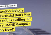 Attention Biology Enthusiasts! Don’t Miss Out on this Exciting JRF Job at MAHE Manipal – Apply Now! MAHE Manipal Genetics JRF - Biological Sciences Apply