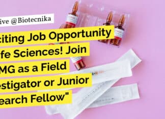 "Exciting Job Opportunity in Life Sciences! Join NIBMG as a Field Investigator or Junior Research Fellow"