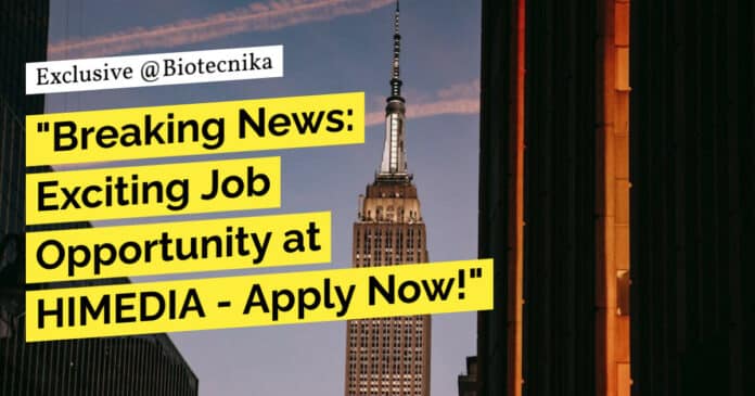 "Breaking News: Exciting Job Opportunity at HIMEDIA - Apply Now!"