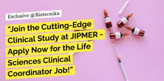 JIPMER Life Sciences MSc Clinical Coordinator Job - Apply Now!