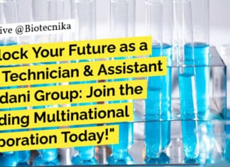 "Unlock Your Future as a Lab Technician & Assistant at Adani Group: Join the Leading Multinational Corporation Today!"