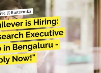 "Unilever is Hiring: Research Executive Job in Bengaluru - Apply Now!"