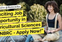 Exciting Job Opportunity in Agricultural Sciences at NBRC – Apply Now! "Exciting Job Opportunity in Agricultural Sciences at NBRC - Apply Now!"