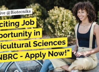 "Exciting Job Opportunity in Agricultural Sciences at NBRC - Apply Now!"