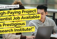 High-Paying Project Scientist Job For Life Sciences at Amity Institute of Anthropology "High-Paying Project Scientist Job Available in a Prestigious Research Institute!"