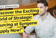 BSc Microbiology Jobs Syngene - BSc Biochem Apply For Executive Post