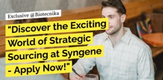 BSc Microbiology Jobs Syngene - BSc Biochem Apply For Executive Post