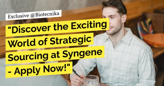 BSc Microbiology Jobs Syngene - BSc Biochem Apply For Executive Post