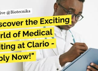 "Discover the Exciting World of Medical Writing at Clario - Apply Now!"