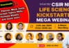 CSIR NET Life Science KICK-STARTER Webinar: Igniting Success in 2024! CSIR NET Life Science KICK-STARTER Webinar: Igniting Success in 2024!