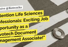 "Attention Life Sciences Professionals: Exciting Job Opportunity as a Novotech Document Management Associate!"