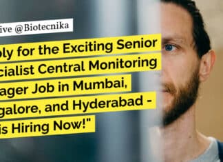 "Apply for the Exciting Senior Specialist Central Monitoring Manager Job in Mumbai, Bangalore, and Hyderabad - J&J is Hiring Now!"