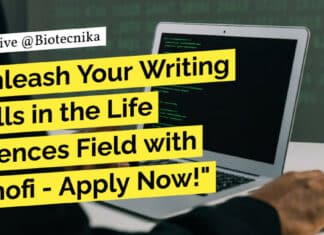 "Unleash Your Writing Skills in the Life Sciences Field with Sanofi - Apply Now!"