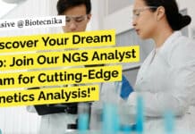 "Discover Your Dream Job: Join Our NGS Analyst Team for Cutting-Edge Genetics Analysis!"