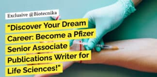 "Discover Your Dream Career: Become a Pfizer Senior Associate Publications Writer for Life Sciences!"