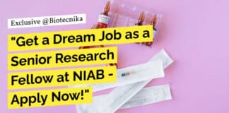 "Get a Dream Job as a Senior Research Fellow at NIAB - Apply Now!"