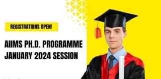 AIIMS 2024 PhD Admission