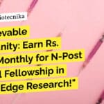 Earn Rs. 80,000 Monthly for N-Post Doctoral Fellowship in Cutting-Edge Research at SVCE "Unbelievable Opportunity: Earn Rs. 80,000 Monthly for N-Post Doctoral Fellowship in Cutting-Edge Research!"