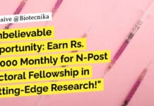 "Unbelievable Opportunity: Earn Rs. 80,000 Monthly for N-Post Doctoral Fellowship in Cutting-Edge Research!"